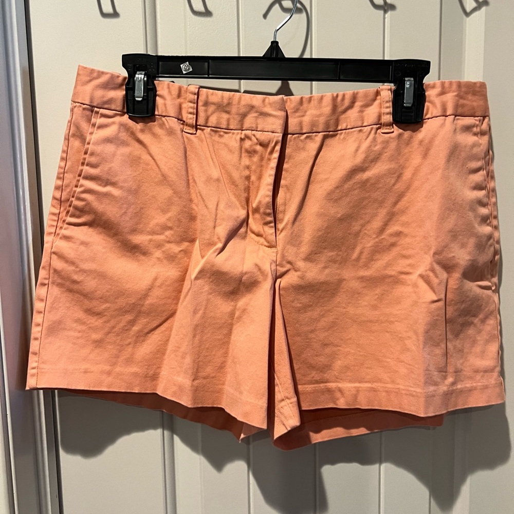 Coral Orange peach Bermuda Shorts with Classic Cut women’s sz 12
